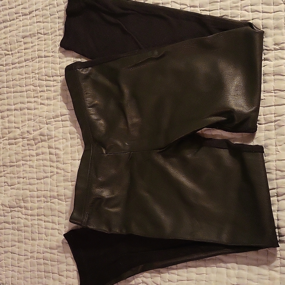 Like Leather black leggings